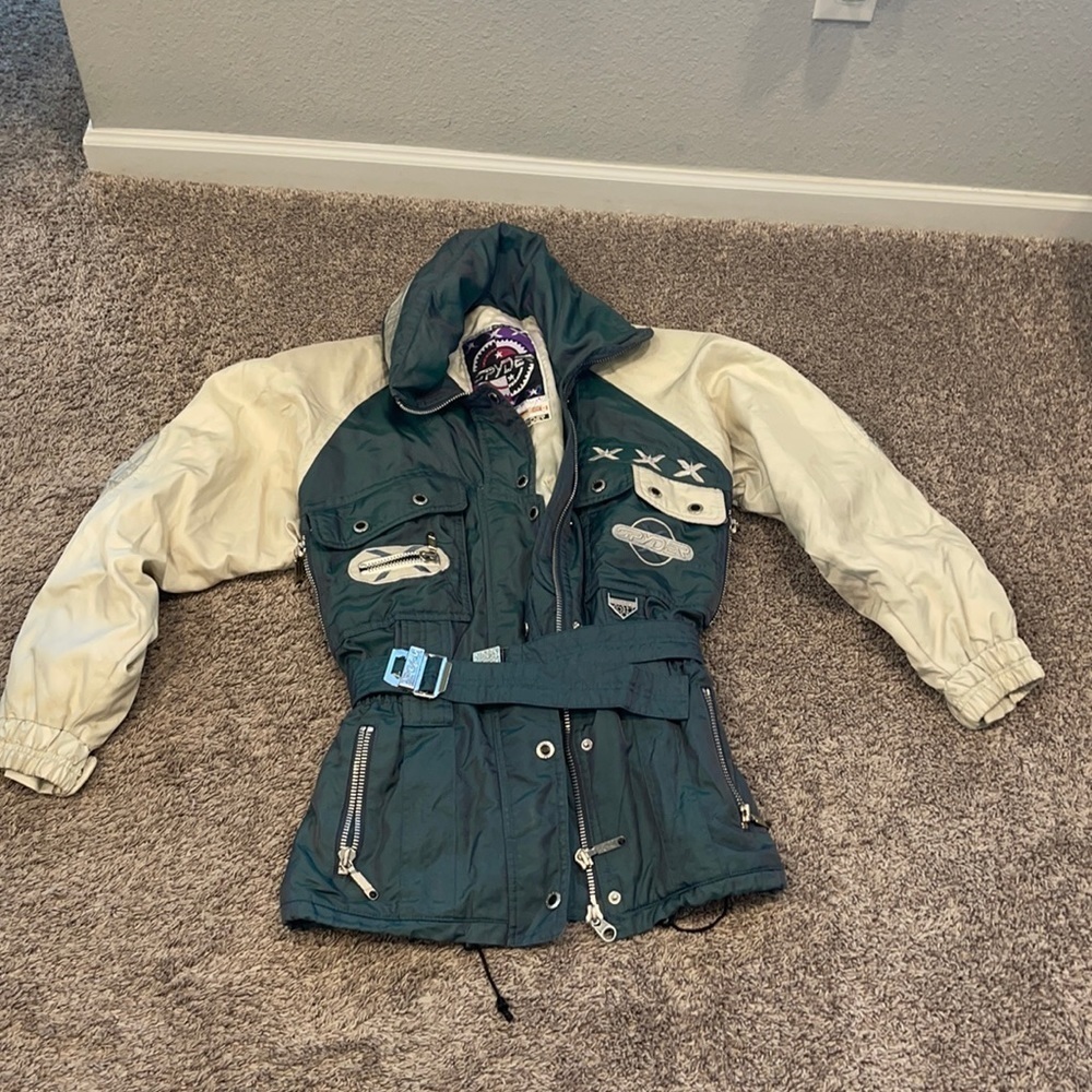 SPIDER RARE Vintage USA Ski Jacket 90’S UK 10 S (7AG)